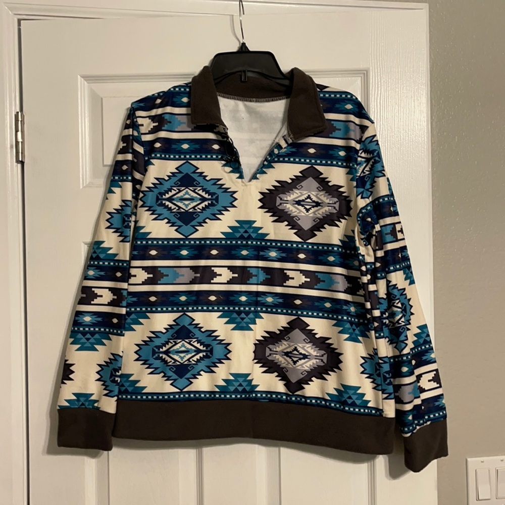 Western Fleece Jacket Pullover